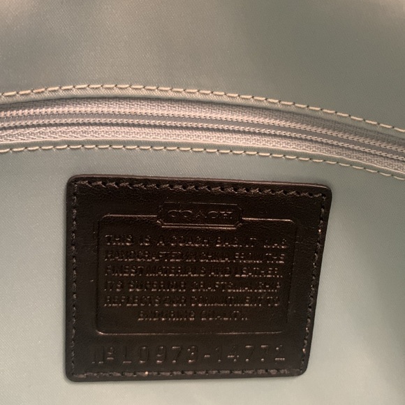 Coach Oversized Black Kristen Clutch with Silver Hardware - Picture 7 of 13
